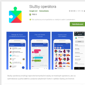 sluzby operatora google