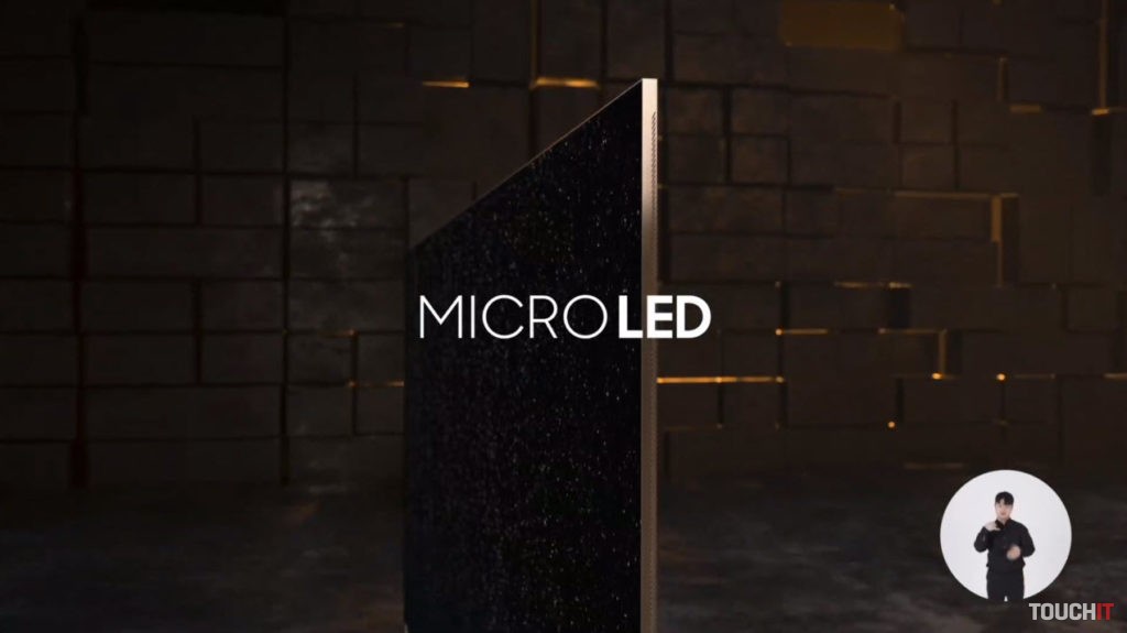 Elegantný dizajn televízora s technológiou MicroLED