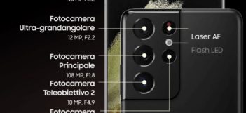 Samsung Galaxy S21 Ultra fotoaparáty