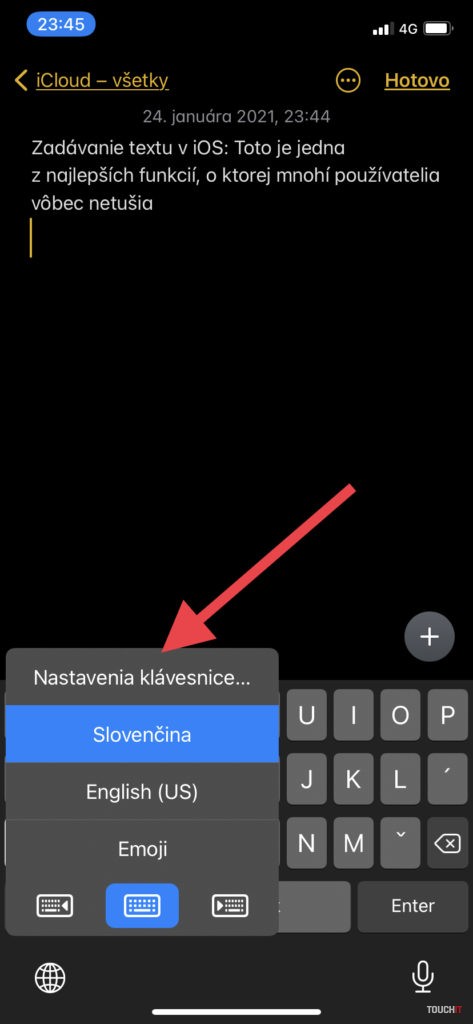 iOS – Text