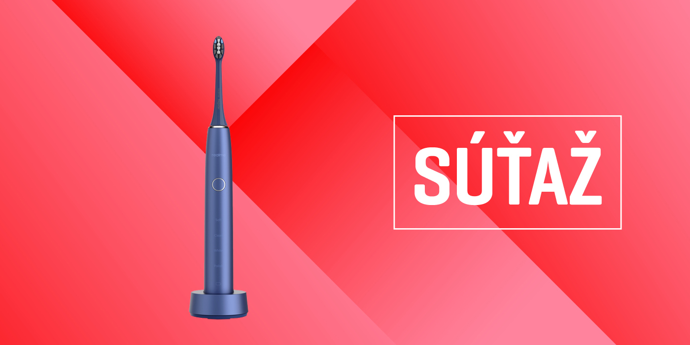 SÚŤAŽ: Vyhrajte sonickú zubnú kefku Realme