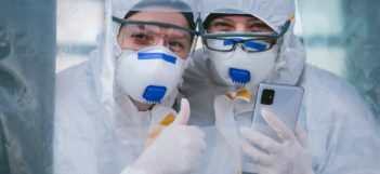 Bratislava, antigénové testovanie so službou Rýchlejšie.sk, 14.2.2021. Zdroj: Eva Amzler