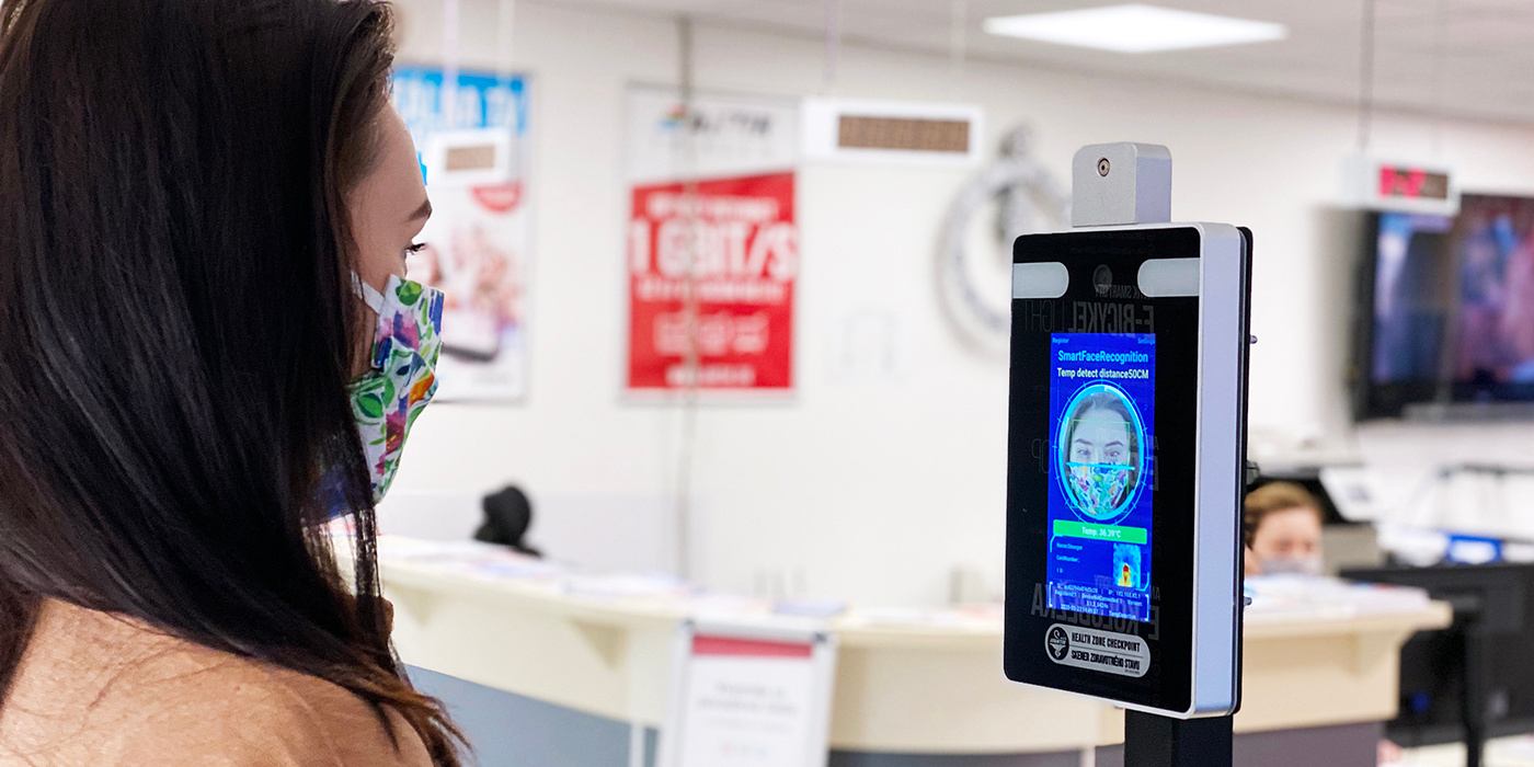 ANTIK Health Zone Checkpoint: Inteligentná kamera so senzorom na meranie teploty