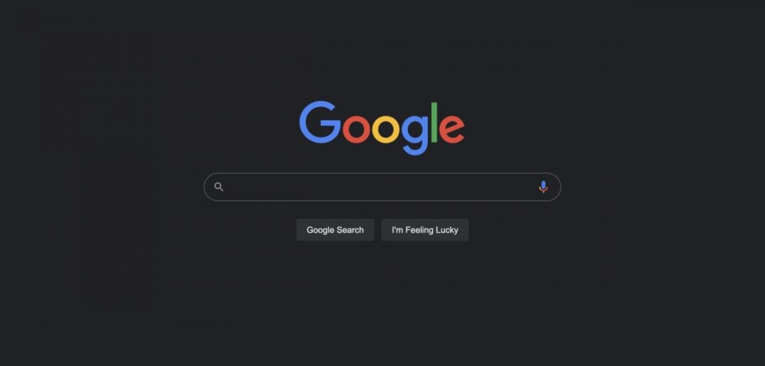 Tmavý režim Google vyhľadávanie