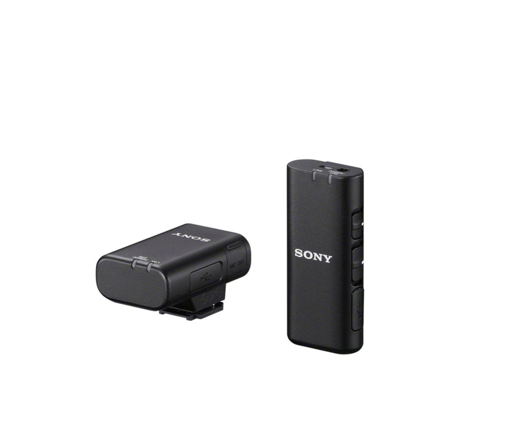Bezdrôtový mikrofón Sony ECMW2BT. Zdroj: Sony