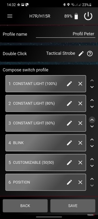 Aplikácia Ledlenser Connect