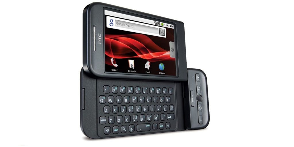 Takto vyzeral HTC Dream, prvý smartfón so systémom Android