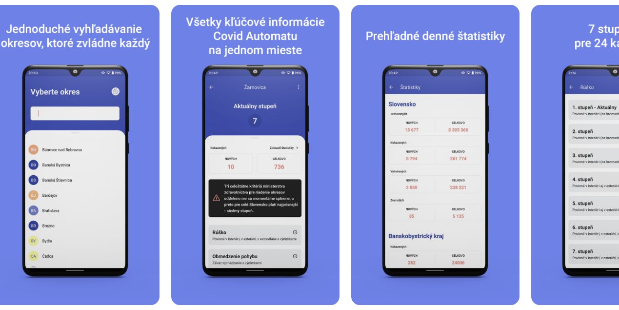 Aplikácia Nariadenia Automatu zobrazí informácie o aktuálnych obmedzeniach: K dispozícii je aj pre Huawei smartfóny