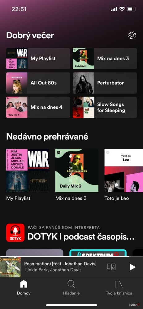 Spotify v slovenčine