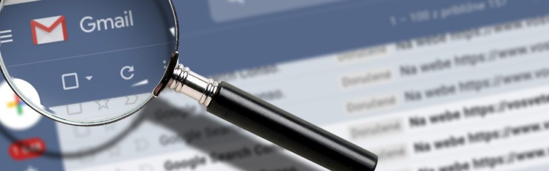 Lupa v aplikácii Gmail
