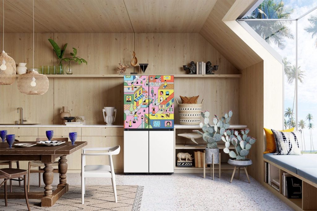 Bespoke chladničky s personalizovaným vyhotovením. Zdroj: Samsung