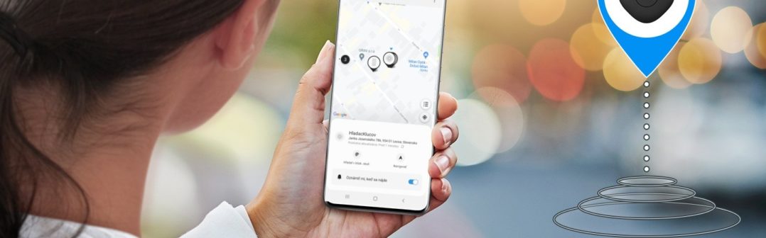 Hľadanie strateného prívesku pomocou iného Galaxy zariadenia