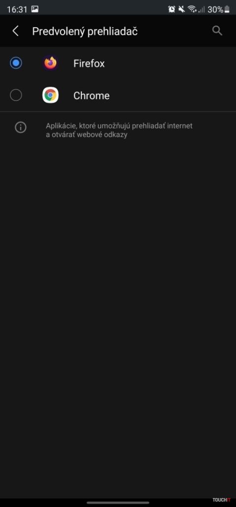 Samsung One UI prehliadač