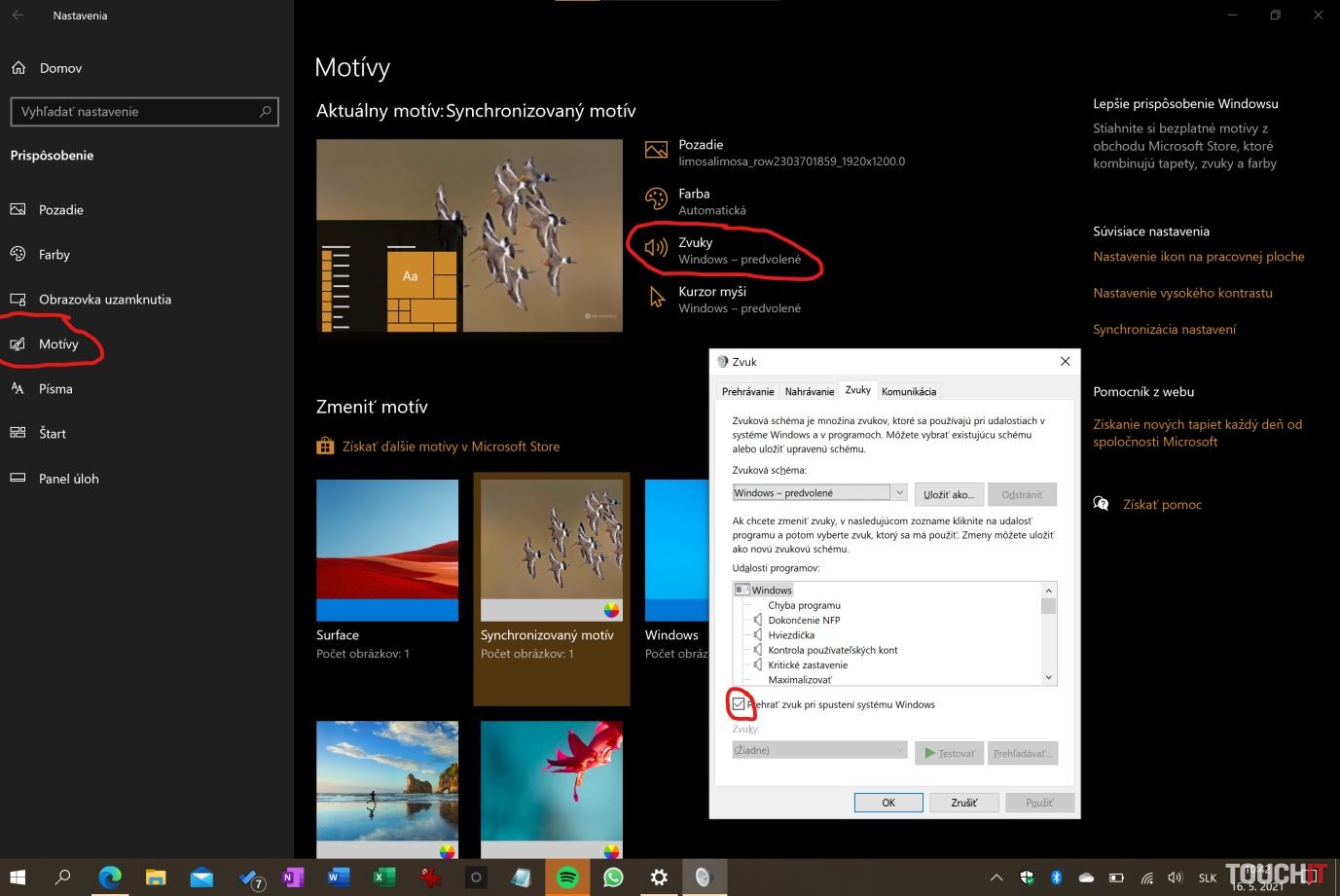 Ako si vo Windows 10 nastaviť znelku pri spustení systému