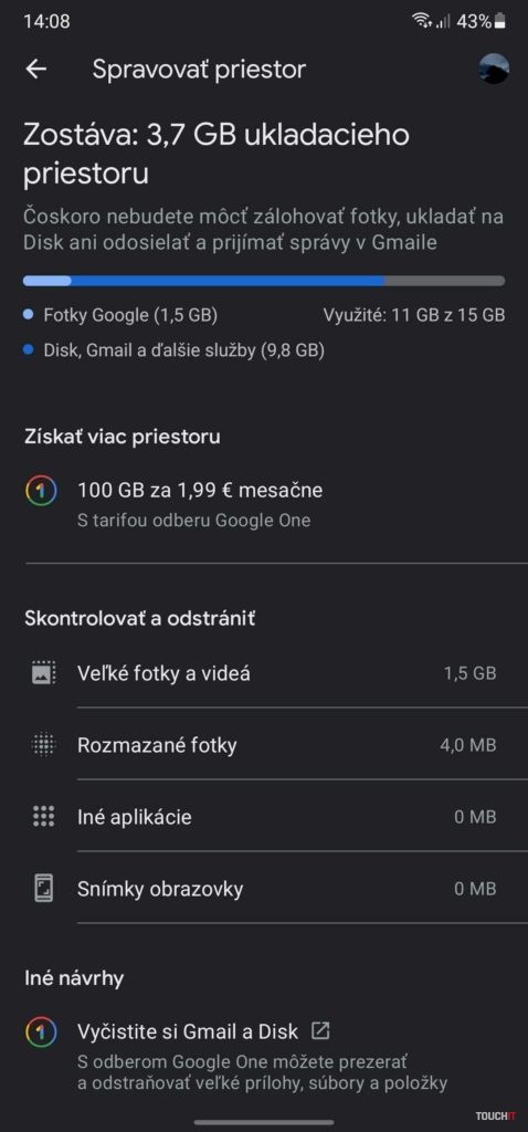 Fotky Google zálohovanie