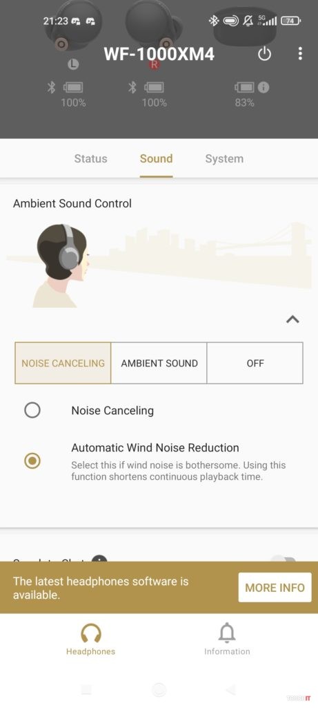 sony headphones application