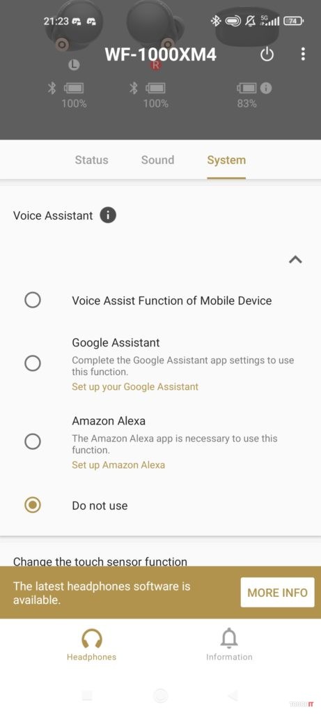 sony headphones application
