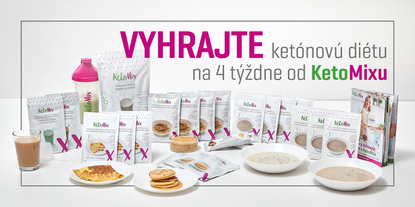Vyhrajte ketónovú diétu na 4 týždne od KetoMixu