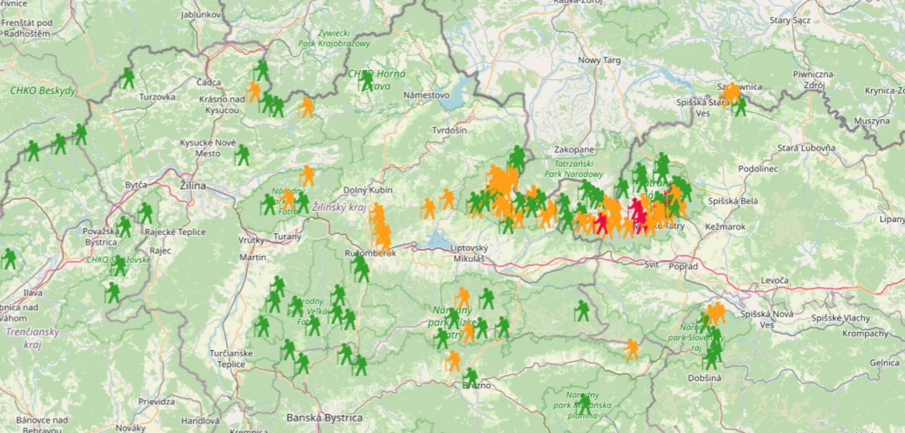 Kam na výlet? Turistický sprievodca vám ukáže odhad návštevnosti