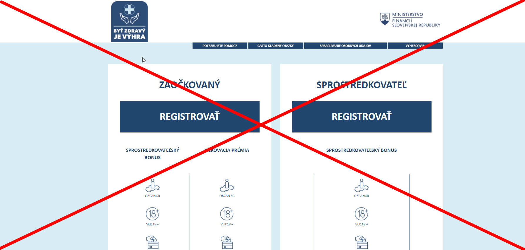 Zo zahraničia sa do očkovacej lotérie neprihlásite a Google je v tomto prípade slepý