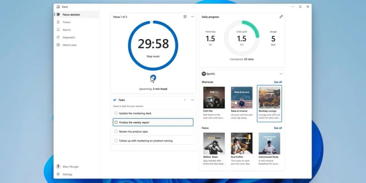 Windows 11 dostane nový režim sústredenia