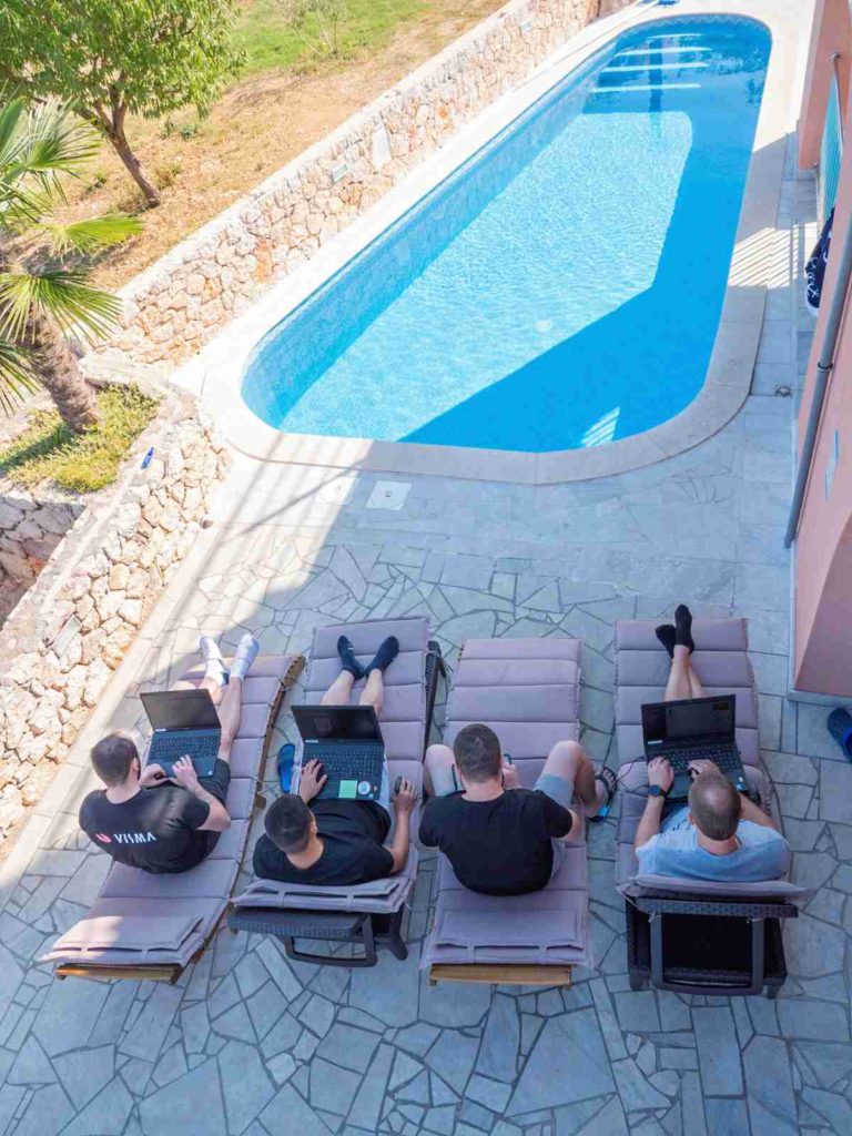 Plážový office po slovensky