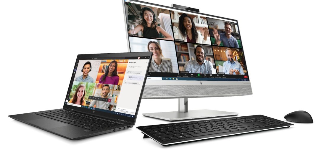 HP Elite Dragonfly Max and HP EliteOne 800 G8 All-in-One