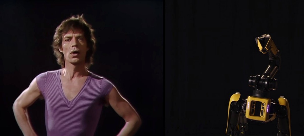 Takto to vyzerá, keď roboty tancujú Rolling Stones