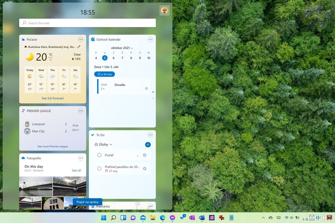 Windows 11 čoskoro dostane podporu pre widgety tretích strán