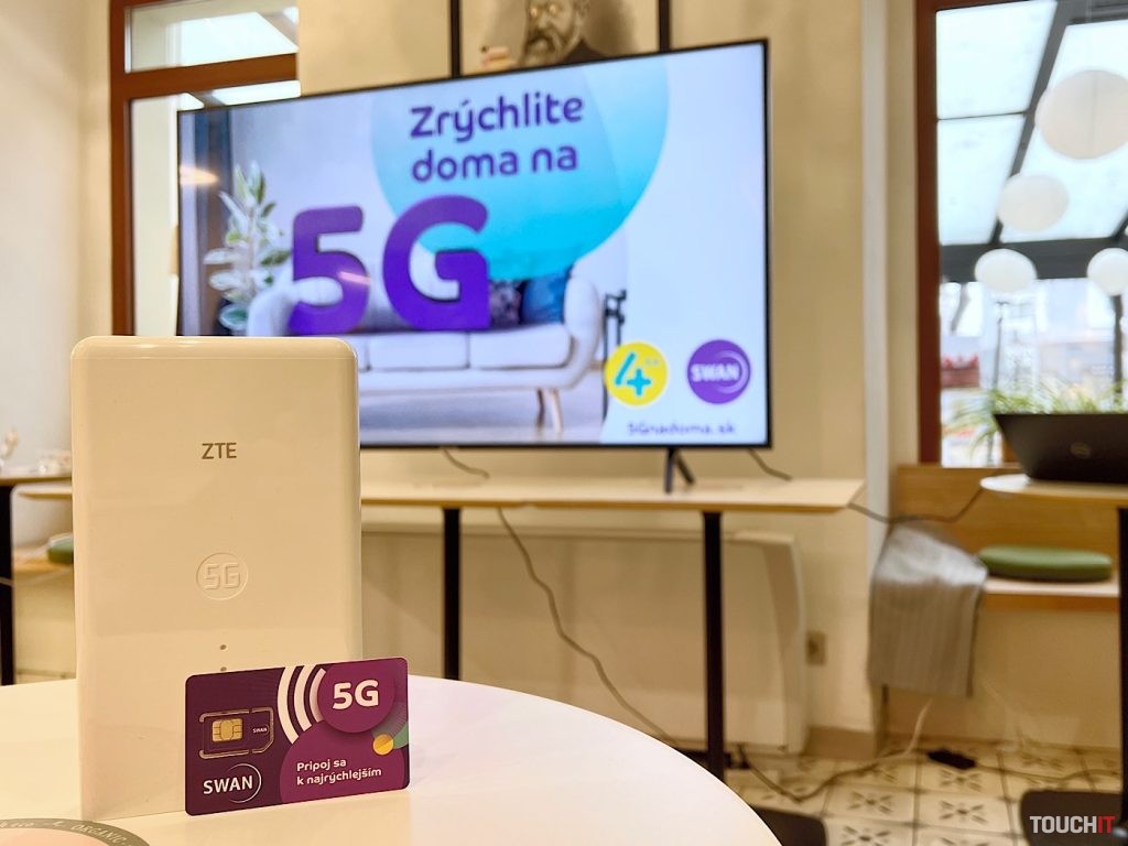 SWAN a 4ka predstavili 5G na doma 250 Mbps od 21 eur, zatiaľ
