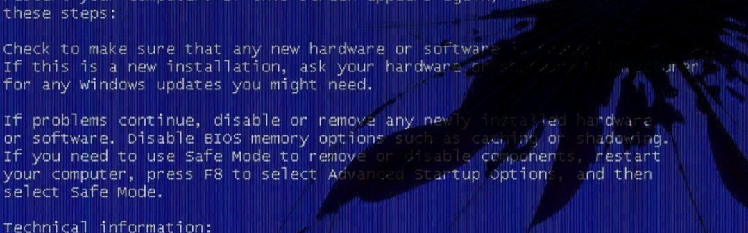 windows error bsod