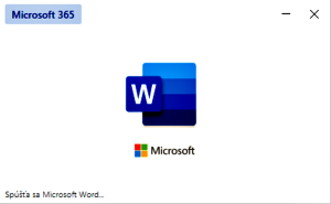 word splash screen