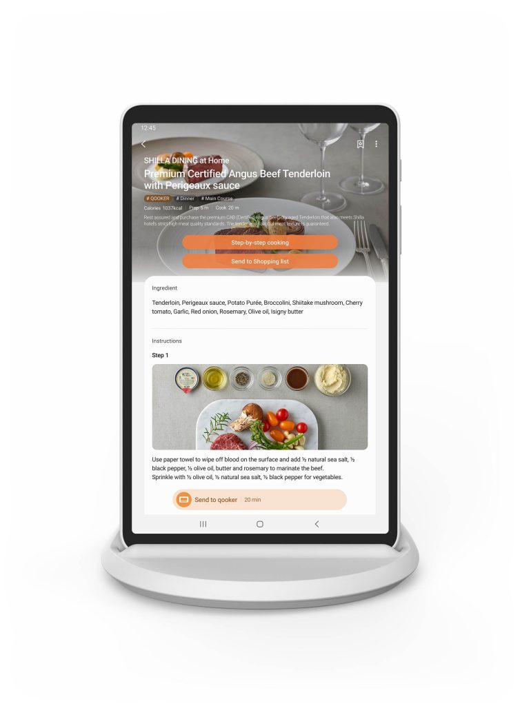 Samsung Home Hub poradí ako navariť chutné jedlá
