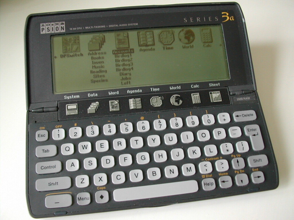 Legendárny Psion 3a – Vo svojej dobe to bolo super smart zariadenie. Volať sa z neho však ešte nedalo