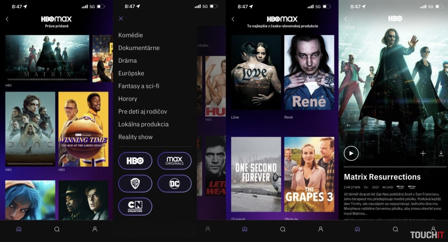 HBO Max je na Slovensku: Všetko, čo potrebujete vedieť | TOUCHIT