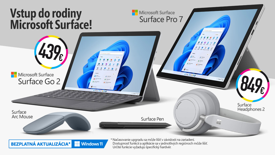 PGS Microsoft Surface akcia