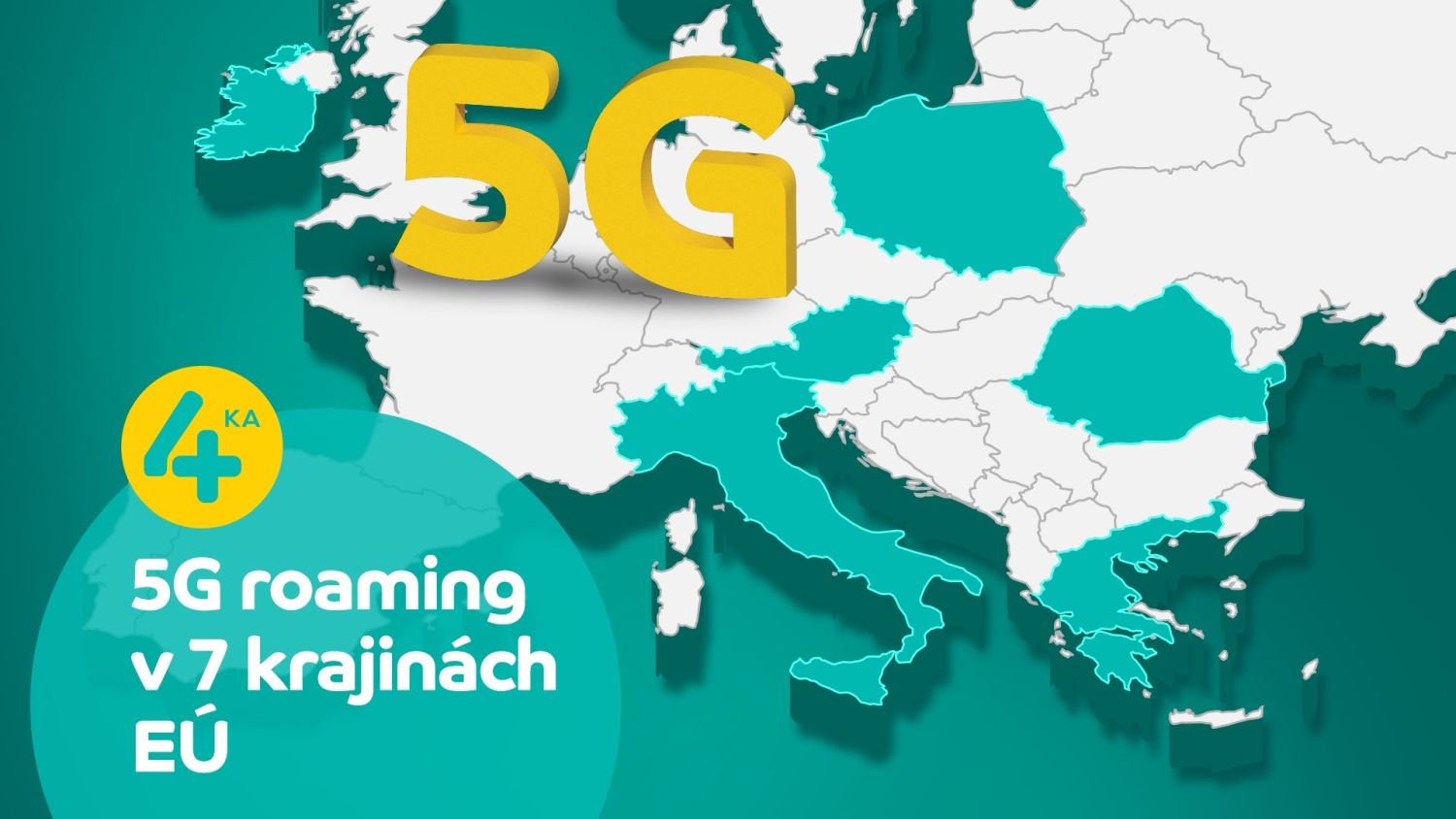 4ka: Dostupnosť 5G roamingu v zahraničí (DOPLNENÉ 1. 7.)