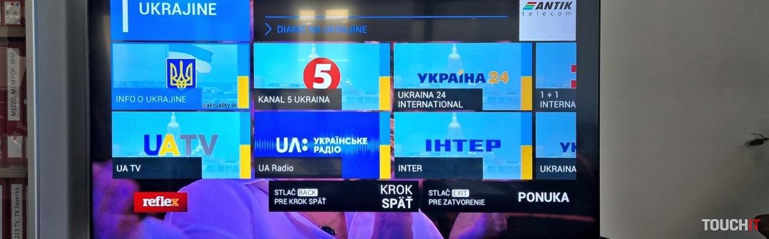 Antik prináša ukrajinské televízne stanice