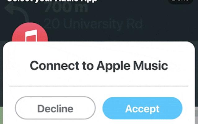Apple Music Waze