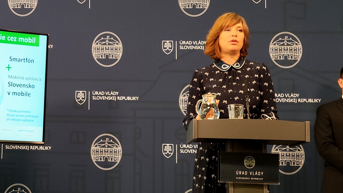 Veronika Remišová ukázala heslo. Nie je známe, či je ešte platné a kam vedie