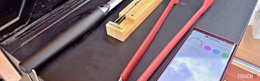 Meater+ pred začiatkom grilovania