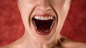 anger scream woman