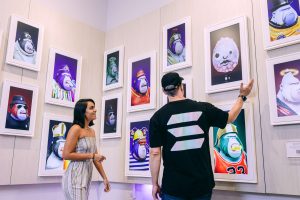 Digitálny rámček pre NFT umelecké diela