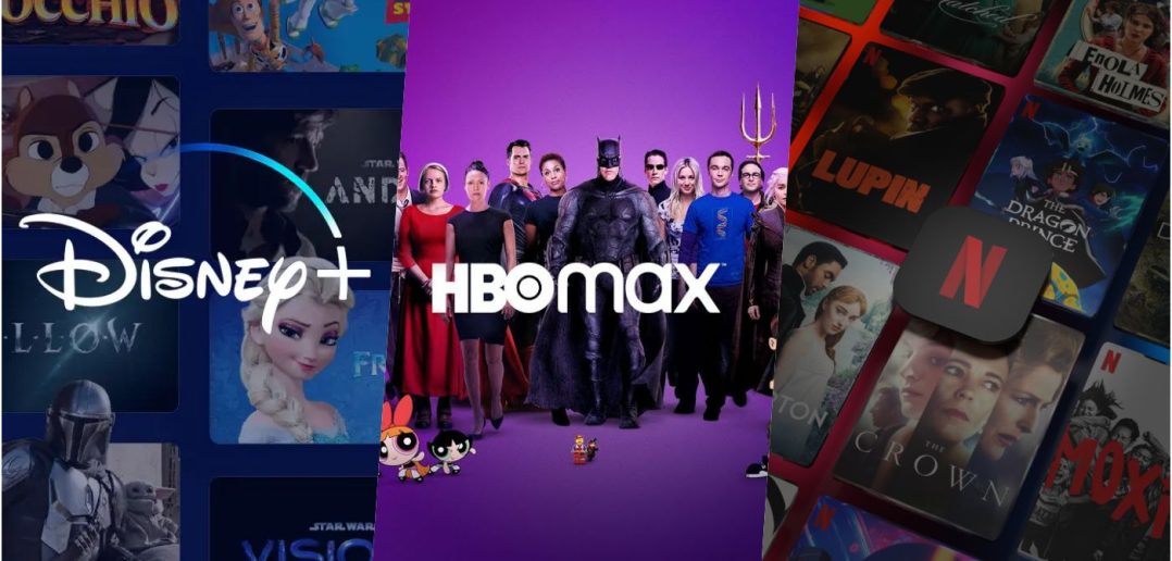 Disney+, HBO Max a Netflix
