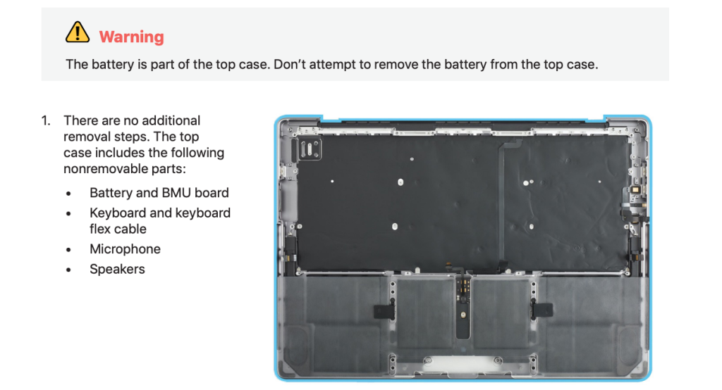 macbook pro battery service
