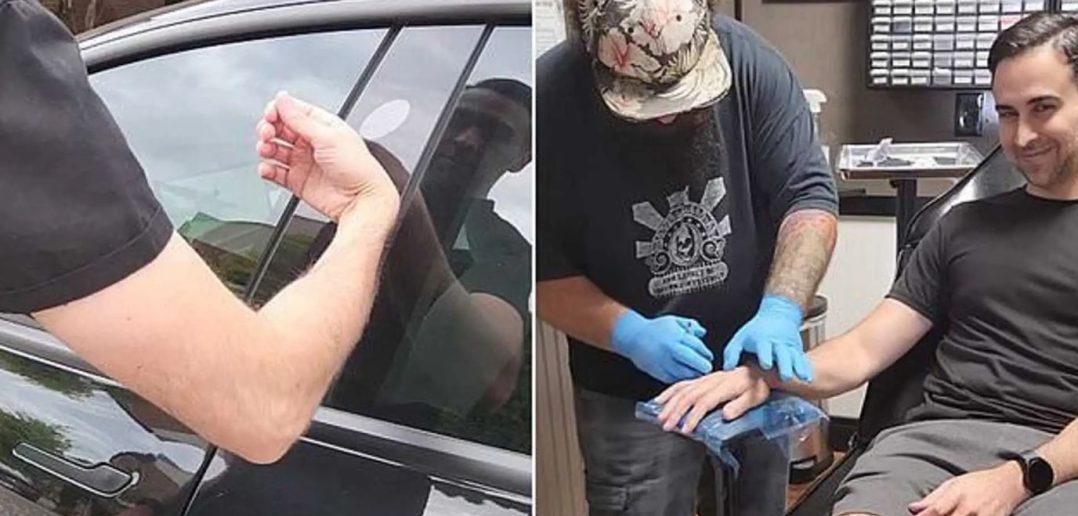 Majiteľ Tesly sa nechal začipovať, aby mohol rukou odomykať svoje auto