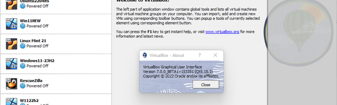 virtualbox 7