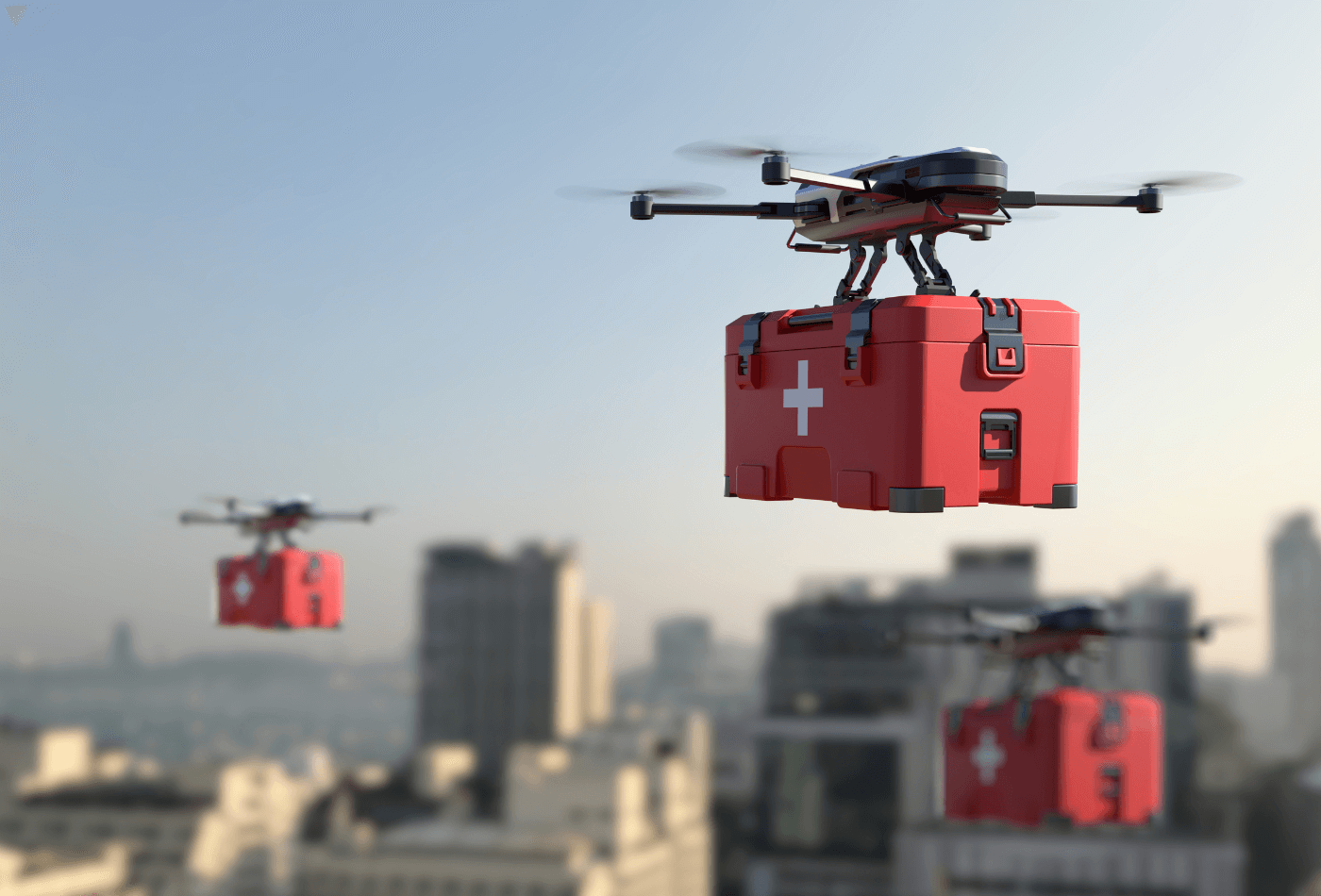 Letecké taxíky a doručovanie tovaru dronmi – nová úroveň mestských služieb je za rohom.