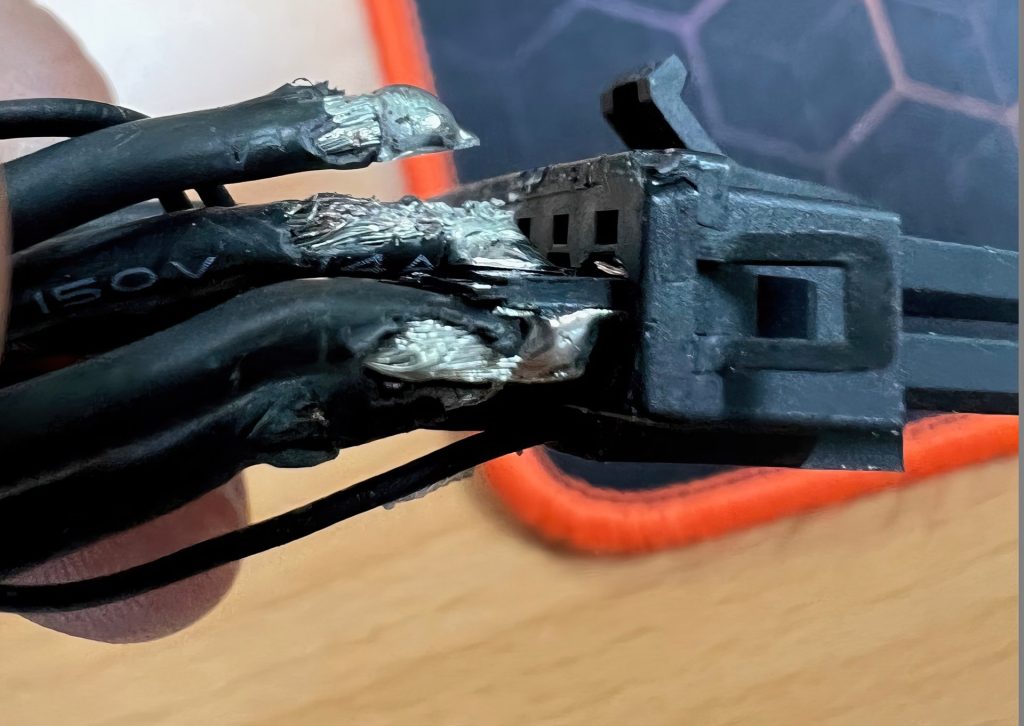 melted rtx connector