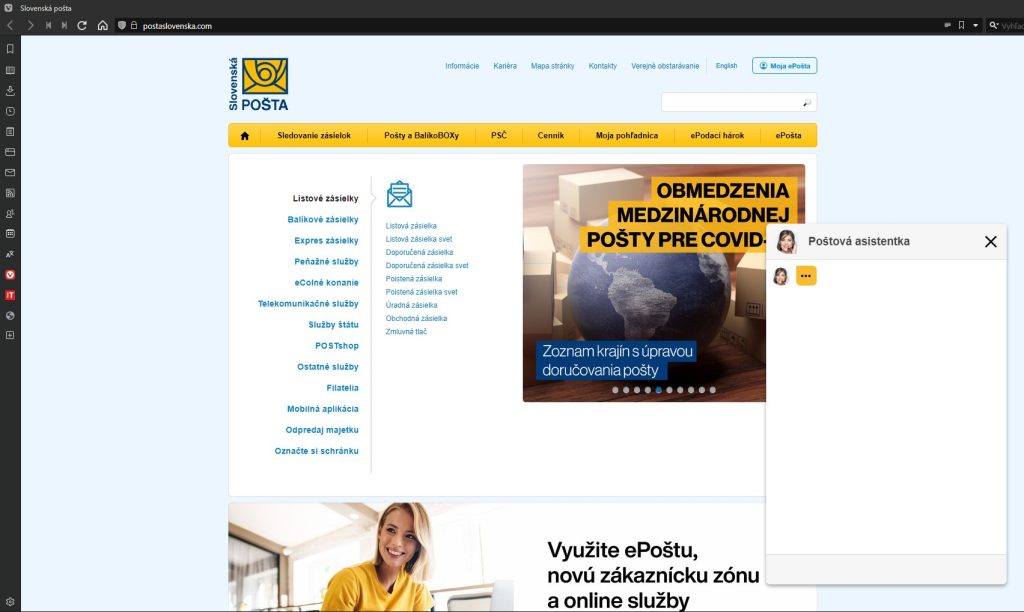 Slovenská pošta podvod